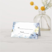 Blue Hydrangea Flowers Waterverf Wedding (Voorkant)