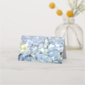Blue Hydrangea Flowers Wedding Charity Favors (Achterkant)