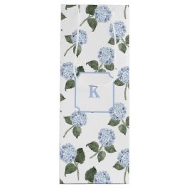 Blue Hydrangea Flowers Wijn Cadeautas