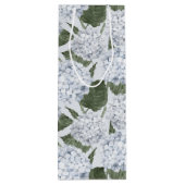 Blue Hydrangea Garden Floral  Wijn Cadeautas (Achterkant)