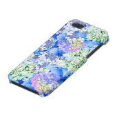 Blue Hydrangea Glossy iPhone Case Hoesje (Onderkant)