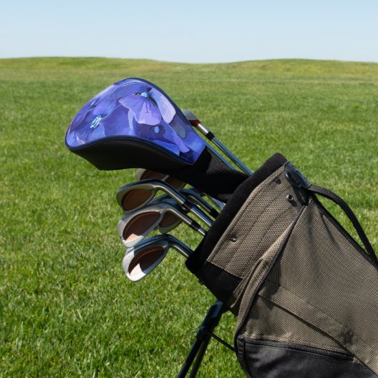BLUE HYDRANGEA GOLFHEADCOVER (Insitu)