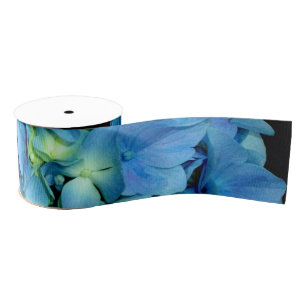 Blue Hydrangea Grosgrain Lint
