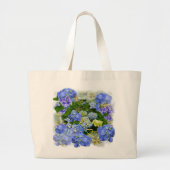 BLUE HYDRANGEA ~ Jumbo Tas (Voorkant)
