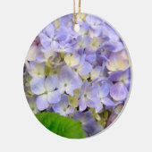Blue Hydrangea Keramisch Ornament (Links)