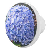 Blue Hydrangea Keramische Knop (Rechts)