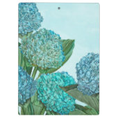 Blue Hydrangea Klembord (Achterkant)
