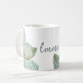 Blue Hydrangea Koffiemok (Voorkant links)