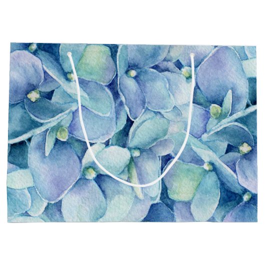 Blue Hydrangea Large Cadeauzakje (Achterkant)