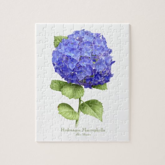 Blue Hydrangea Legpuzzel (Verticaal)