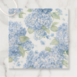Blue Hydrangea Luxe Gift Tag | Coastal Hamptons  Bedankjes Labels