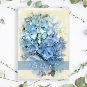 Blue Hydrangea Mariage / Elopement Faire-part