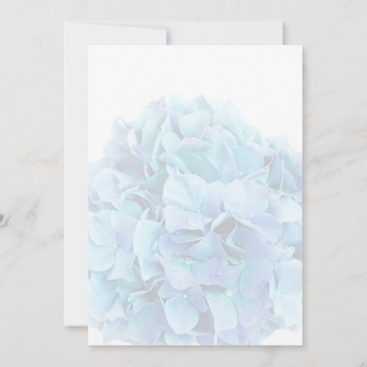 Blue hydrangea mariage invitations hydrangea3 (Dos)