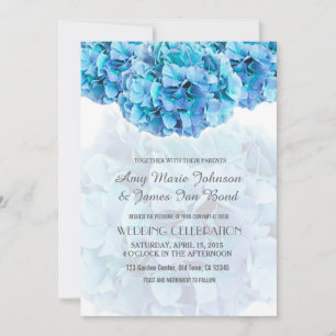 Blue hydrangea mariage invitations hydrangea3