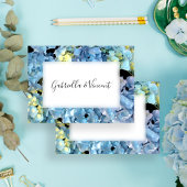 Blue Hydrangea Mariage papeterie plate Note Cartes