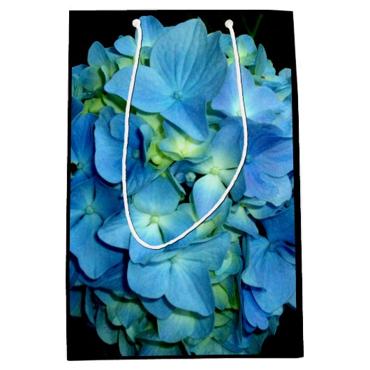 Blue Hydrangea Medium Cadeauzakje (Voorkant)