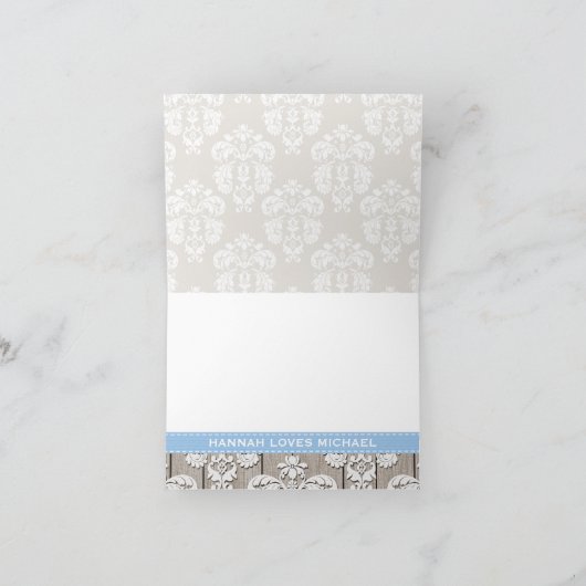 BLUE Hydrangea Monogrammé Mason Jar MERCI (Intérieur)