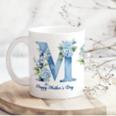 Blue Hydrangea Mothers Day Coffee Mug