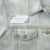 Blue Hydrangea Name Tag (In situ)