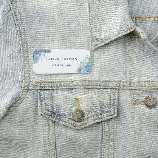 Blue Hydrangea Name Tag (In situ)