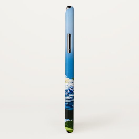 Blue Hydrangea op gradiënt oceaan Positano Case-Mate iPhone Case (Achterkant / rechts)
