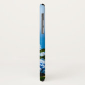 Blue Hydrangea op gradiënt oceaan Positano Case-Mate iPhone Case (Achterkant/links)