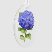 Blue Hydrangea Ornament (voorkant)