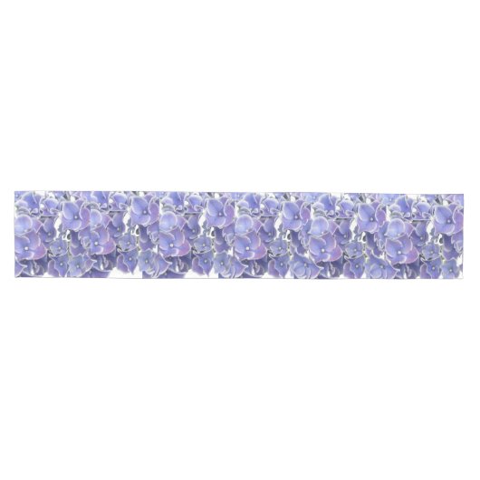 Blue Hydrangea Pattern Table Runner Medium Tafelloper (Horizontaal)