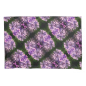 Blue Hydrangea Petals Abstract Kunstpatroon Kussensloop (Voorkant)