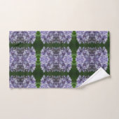 Blue Hydrangea Petals Abstracte Floral Bad Handdoek (Handdoek)