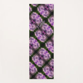 Blue Hydrangea Petals Abstracte Kunst Gepersonalis Yogamat (Voorkant)