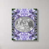 Blue Hydrangea Petals Creëer Uw Eigen Foto Canvas Afdruk (Voorkant)