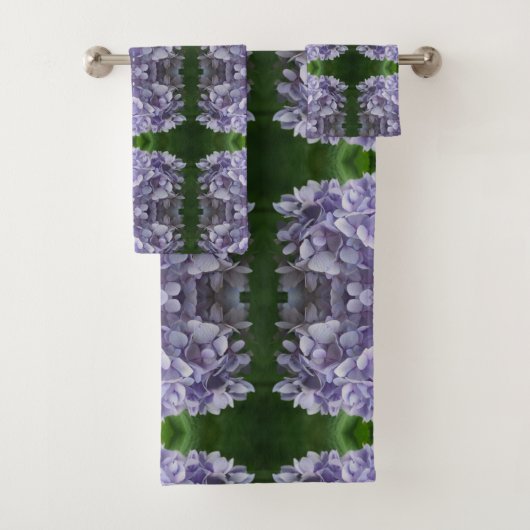 Blue Hydrangea Petals Floral Abstrait (En situation)