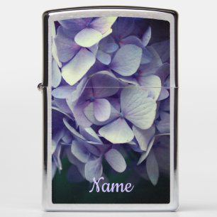 Blue Hydrangea Petals Sluiten Gepersonaliseerd