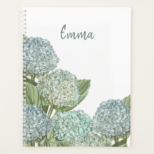 Blue Hydrangea Planner (Voorkant)