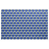 Blue Hydrangea Print Fabric Stof (Yard (91,4 cm))