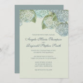 Blue Hydrangea/Sage Green Kaart (Voorkant / Achterkant)