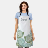 Blue Hydrangea Schort (Gedragen)