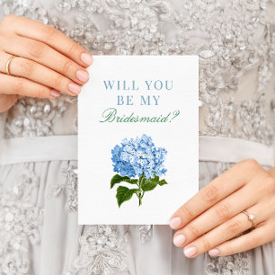 Blue Hydrangea Seras-Tu Ma Carte De Servante D'Épo