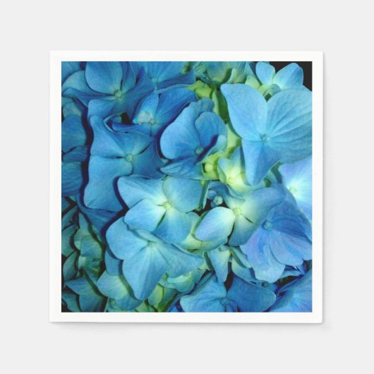Blue Hydrangea Servetten (Voorkant)