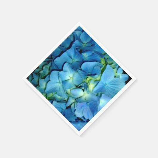 Blue Hydrangea Servetten (Hoek)