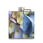 Blue Hydrangea Shrub Artistic Bossom Heupfles (Achterkant)