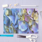 Blue Hydrangea Shrub Artistic Bossom Tissuepapier (Craft)
