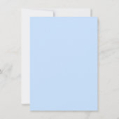 Blue Hydrangea Starfish Soyez ma carte de servante (Dos)