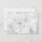 Blue Hydrangea Starfish Wedding Carte RSVP (Dos)