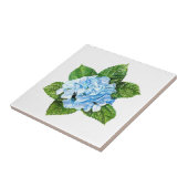 Blue Hydrangea Tegeltje (Zijkant)