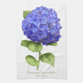 Blue Hydrangea Theedoek (Verticaal)