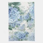 Blue Hydrangea Theedoek (Verticaal)