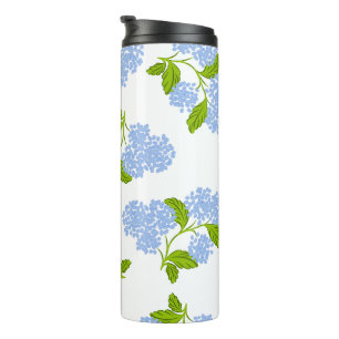 Blue Hydrangea Thermal Tumbler Thermosbeker
