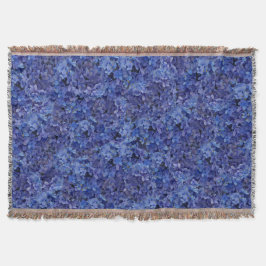 Blue Hydrangea Throw Deken